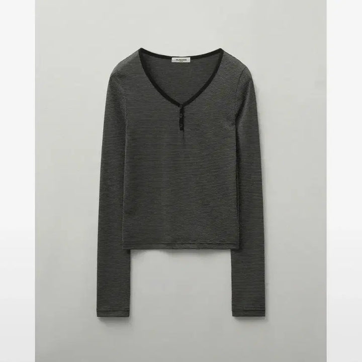 [BUNJANG] Helene Paris Button Stripe Long Sleeve / 헬레네파리스 버튼 스트라이프 롱 슬리브 [어반 시크]