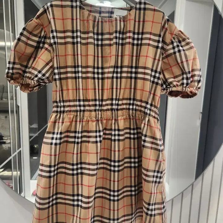 [BUNJANG] Burberry Kids Puff Sleeve Dress - 12Y / 버버리 키즈 퍼프소매 원피스12Y