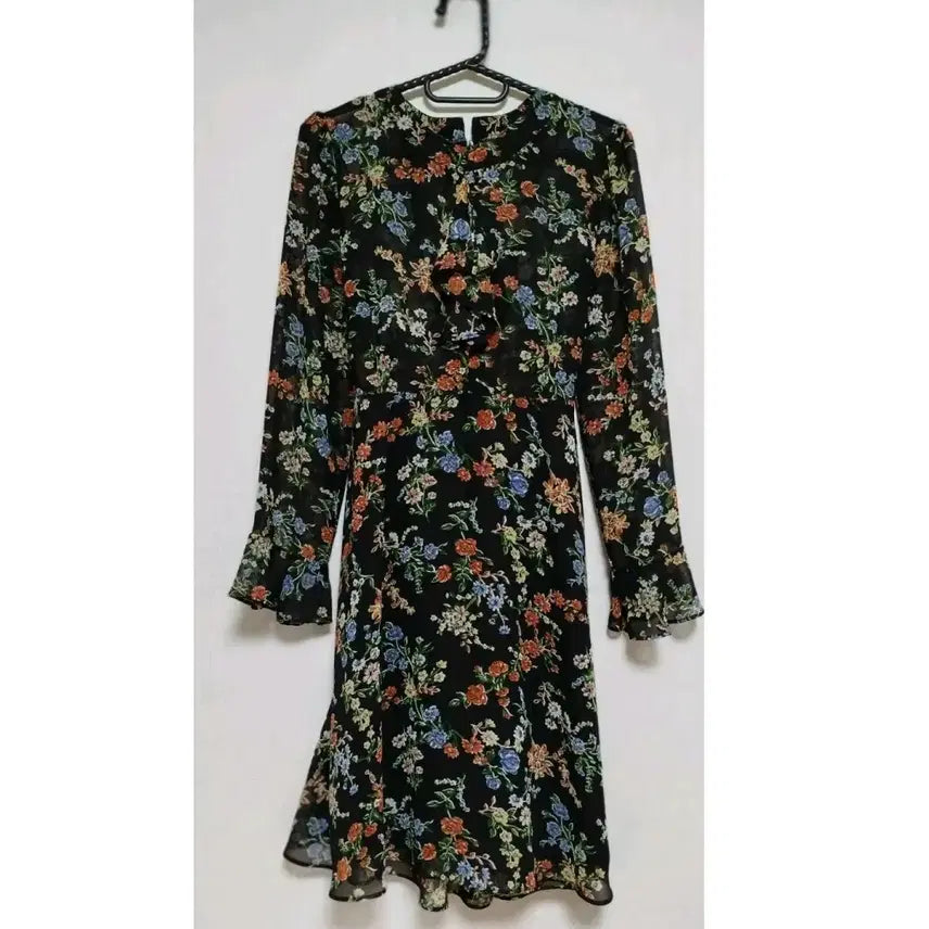 [BUNJANG] Round Pattern Chiffon Dress / [새상품] 라운드 패턴 쉬폰 원피스, 여름 원피스