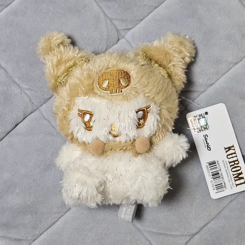 [BUNJANG] Sanrio Kuromi Sparkling Gold Doll Keyring / (새상품) 산리오 반짝골드 인형 키링(쿠로미)