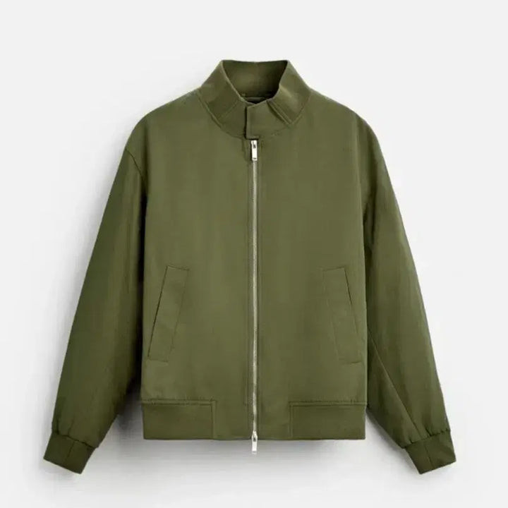 [BUNJANG] Zara Khaki Zip-Up Jacket / ZARA 카키 집업 자켓