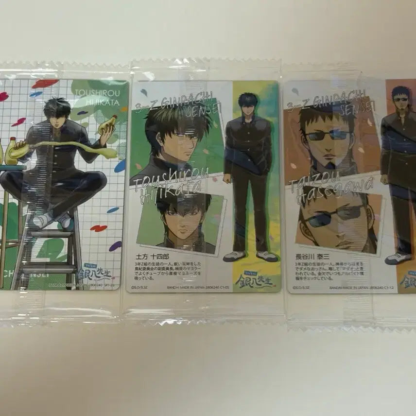 [BUNJANG] Gintama 3rd Year Z-Class San-Set Wafer Clear Cards Bundle Set / [일괄]은혼 3학년Z반 삼젯 웨하스 클리어 카드