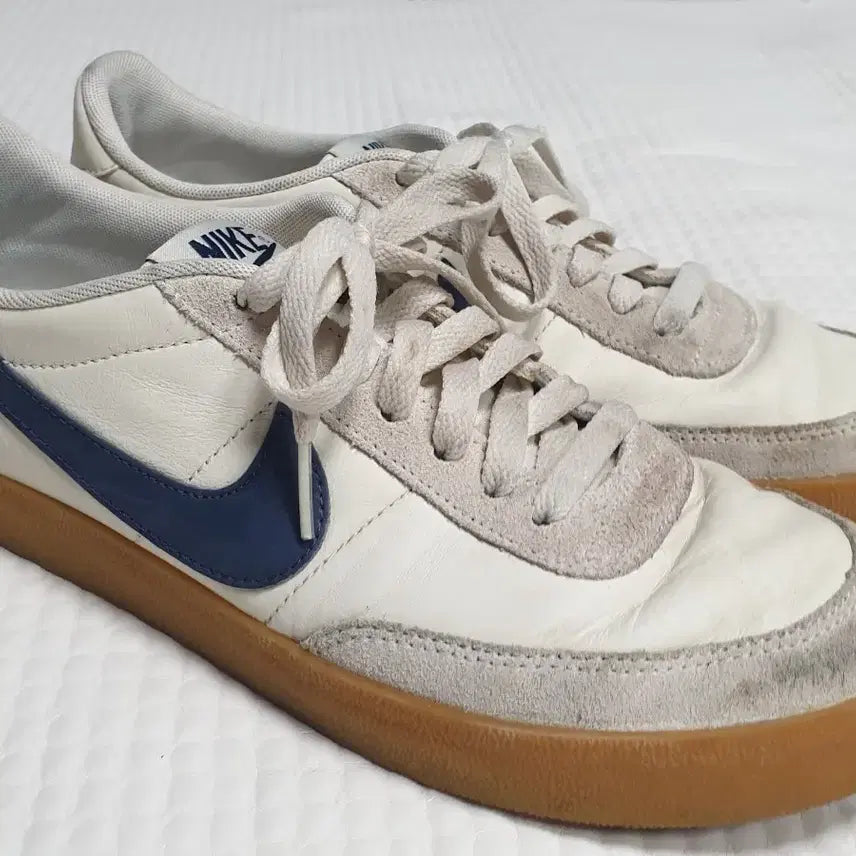 [BUNJANG] Nike Killshot 2 Leather Sneakers White/Navy / 나이키 킬샷2 레더 스니커즈 흰/남 255