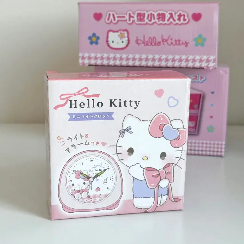 [BUNJANG] Sanrio Hello Kitty Mini Light Alarm Clock / 헬로키티 미니 라이트 알람시계 일본제품