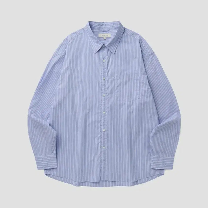 [BUNJANG] Union Blue Stokers Brighton Stripe Shirt L / 유니온블루 / 스토커즈 브라이튼 스트라이프 셔츠 / L사이즈