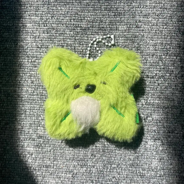 [BUNJANG] Four-Leaf Clover Charm Keychain / 네잎클로버 키링