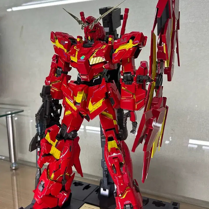 [BUNJANG] Bandai PG Unicorn Gundam China Red Painted Model Kit / 반다이 pg유니콘 차이나레드 도색