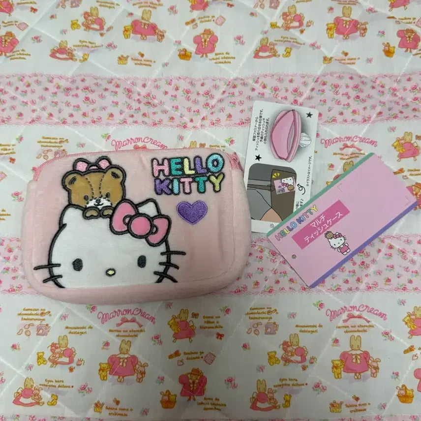 [BUNJANG] Sanrio Hello Kitty Portable Tissue Pouch / 산리오 헬로키티 휴대용 티슈 파우치