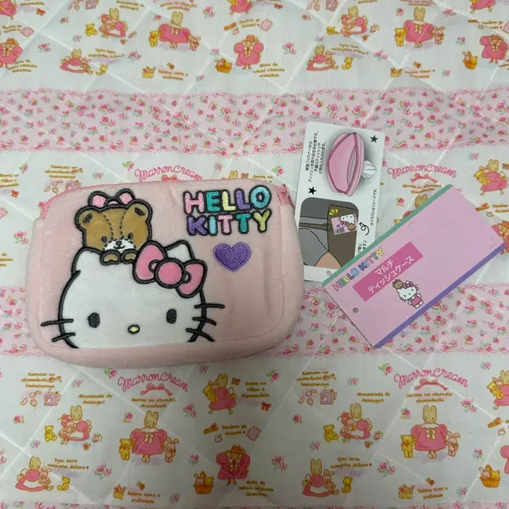 [BUNJANG] Sanrio Hello Kitty Portable Tissue Pouch / 산리오 헬로키티 휴대용 티슈 파우치