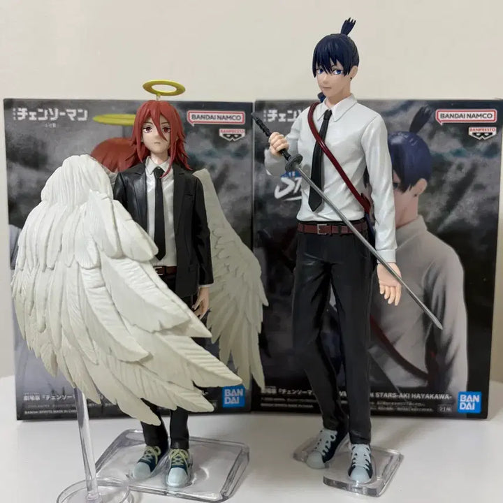 [BUNJANG] Chainsaw Man Aki &amp; Angel Devil Bundle Figure / 체인소맨 아키, 천사의 악마 피규어 일괄
