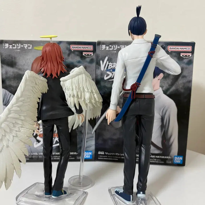 [BUNJANG] Chainsaw Man Aki &amp; Angel Devil Bundle Figure / 체인소맨 아키, 천사의 악마 피규어 일괄