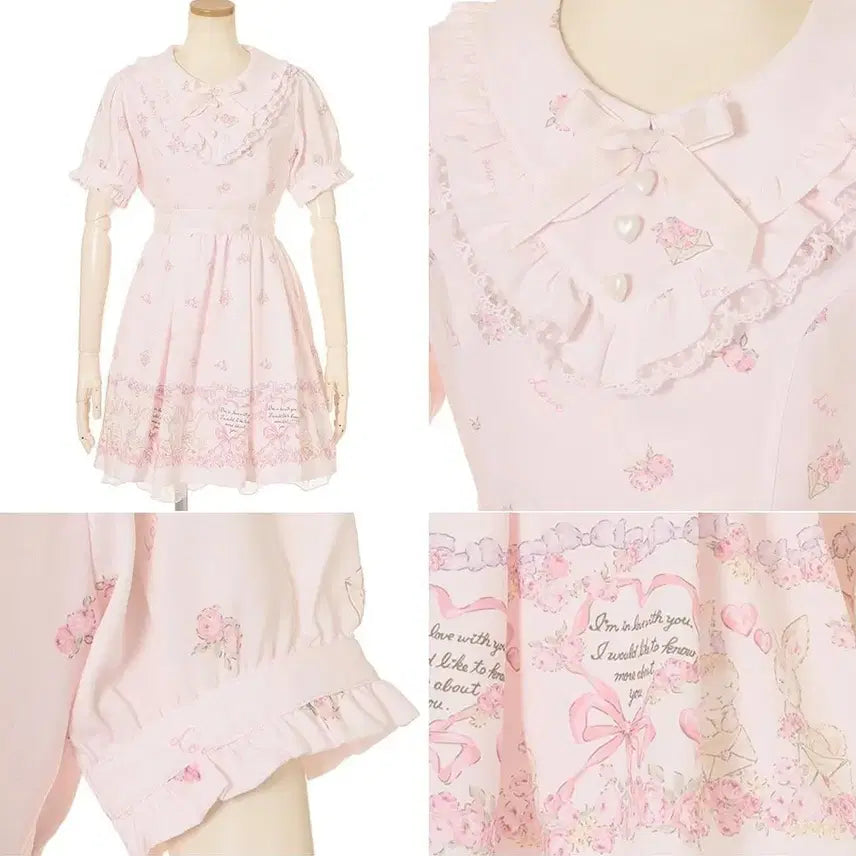 [BUNJANG] Lizlisa Rabbit Dress / 리즈리사 정품 러브레터 래빗 원피스