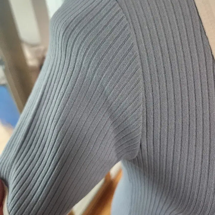 [BUNJANG] Square Neck Short Sleeve Mini Dress Sky Blue / 스퀘어넥 반팔 미니 원피스 하늘색