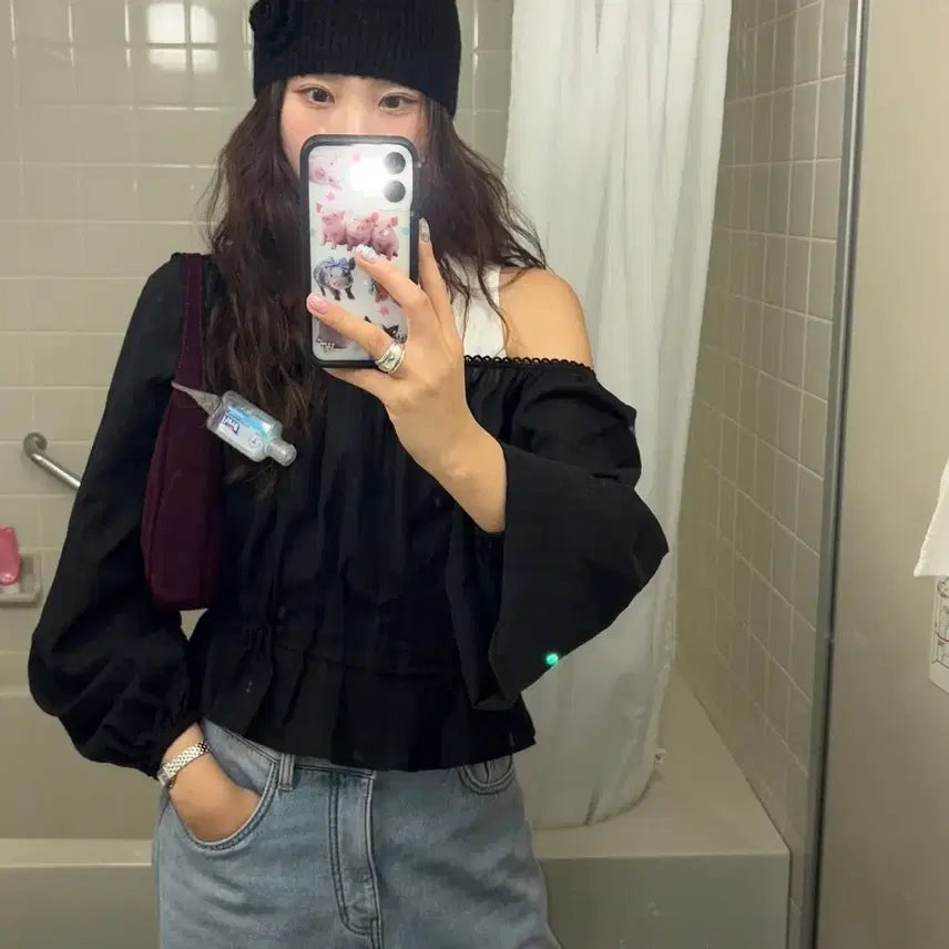 [BUNJANG] Bymood Winter Bunny Blouse / 바이무드 윈터버니블라우스
