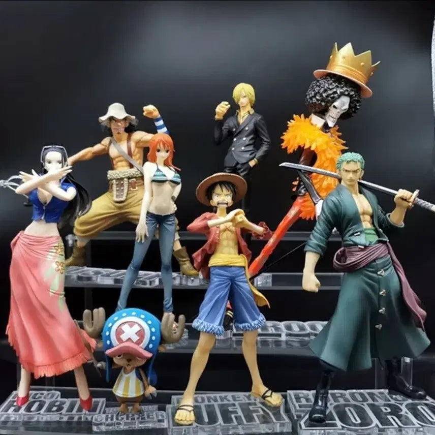 [BUNJANG] One Piece POP Straw Hat Pirates Acrylic Stands (9 pcs) / 원피스피규어 pop 밀집모자해적단 아크릴발판