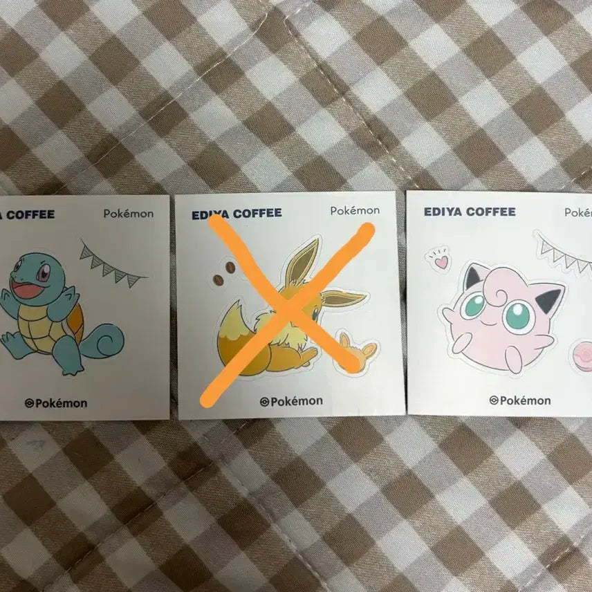[BUNJANG] Ediya Pokemon Stickers (Ttibusils) for Trade / 이디야 포켓몬 스티커 띠부실 교환 원합니다!!