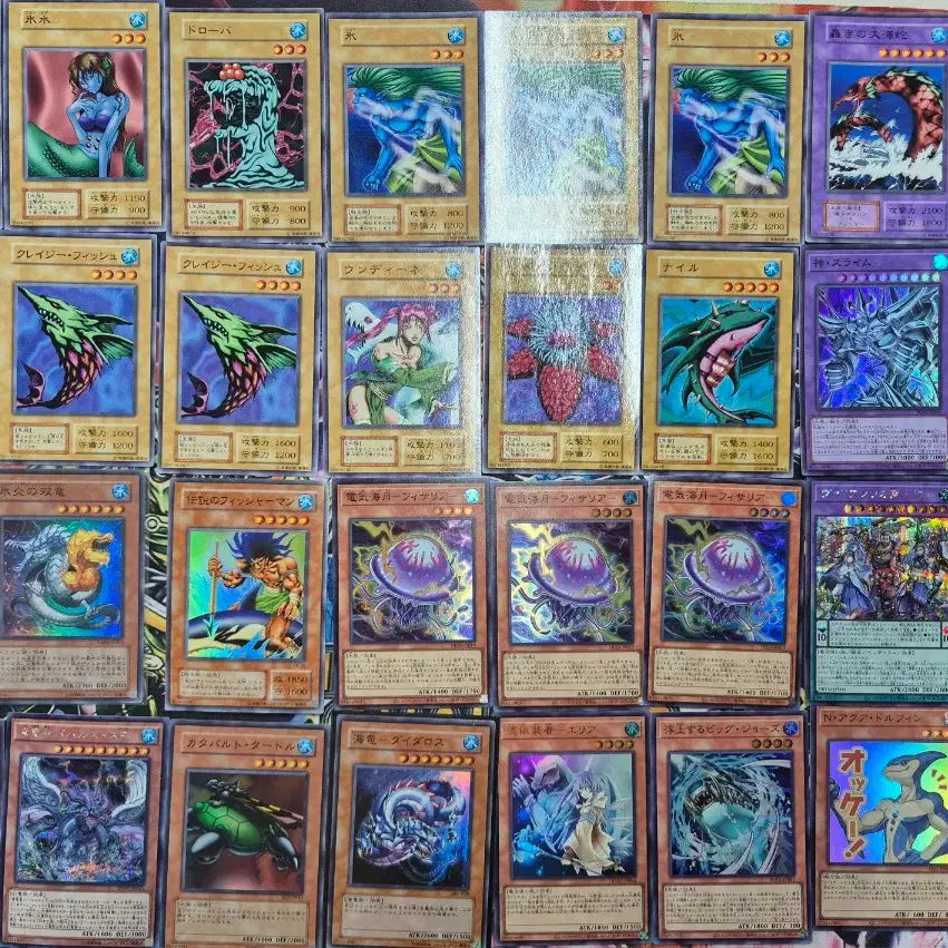 [BUNJANG] Yu-Gi-Oh! Japanese Water Attribute Early Card Set / 유희왕 일본판 물속성 카드 초기 카드 세트