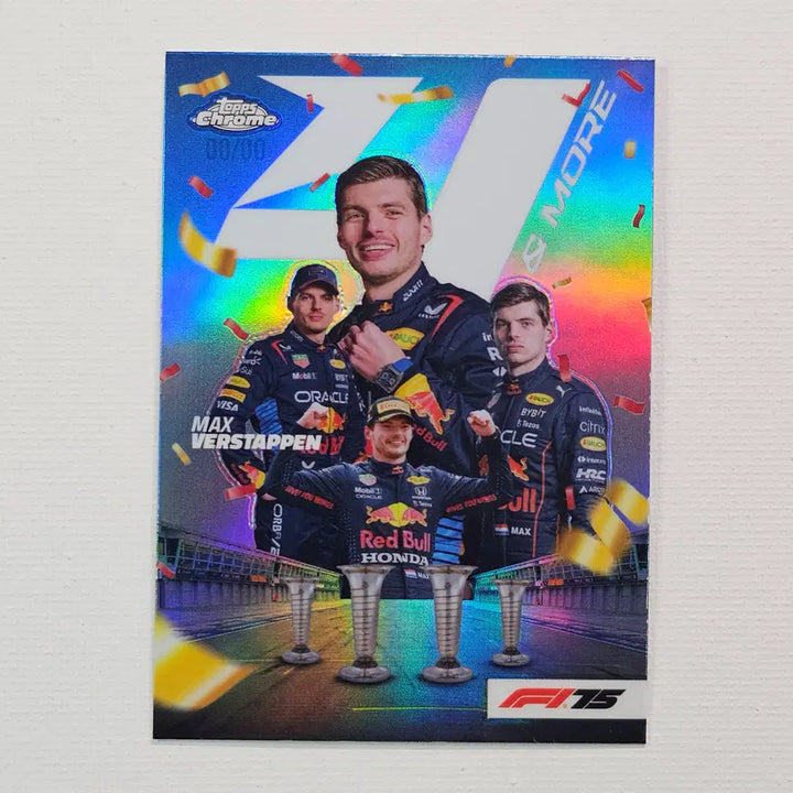 [BUNJANG] Max Verstappen 2025 Topps Chrome F1 Card / 막스 베르스타펜 2025 Topps Chrome F1 4 And More