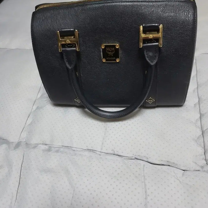 [BUNJANG] MCM Black Boston Bag Tote Bag / MCM 블랙 보스턴백 토트백 가방