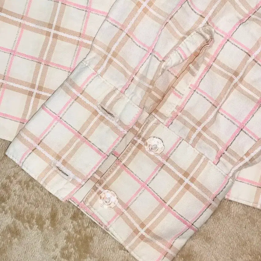 [BUNJANG] Lalala Check Shirt / !!수요알까지만 할인!! 트랄라라tralala 체크 셔츠 라떼 갸루