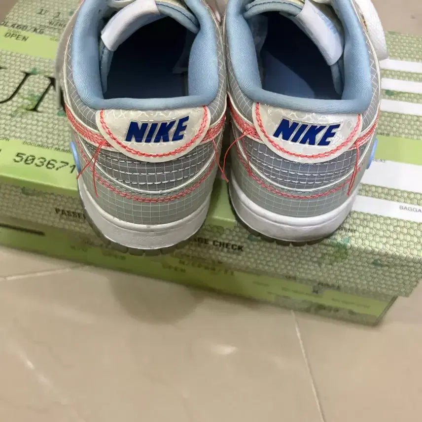 [BUNJANG] Nike x Union Dunk Low Passport Pack Argon / 나이키 x 유니온 덩크 로우 패스포트 팩 아르곤