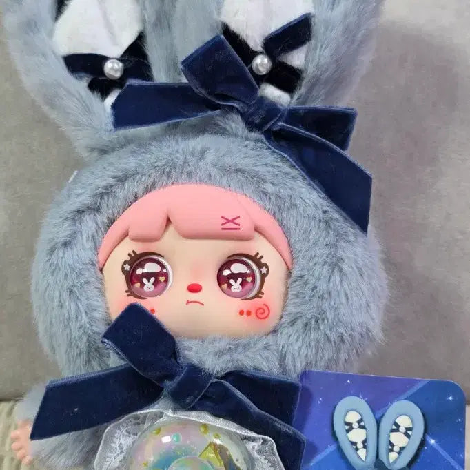 [BUNJANG] BabyThree Mochichi V1 Gray Rabbit Plush Toy / [정품]베이비쓰리 모치치 v1 그레이토끼