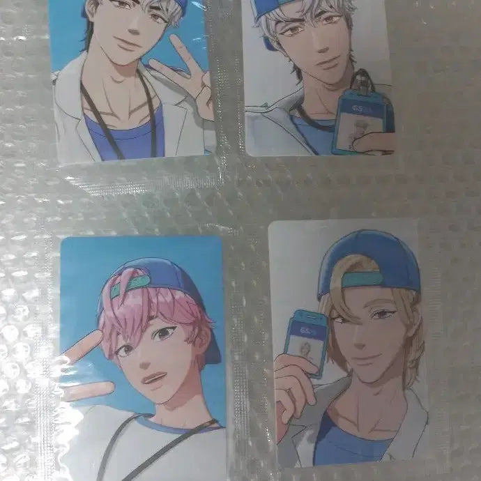 [BUNJANG] PLAVE Sealed POB Set Photocards (4 pcs) / 미개봉 플레이브 꼬깔콘 포토카드 4장 세트