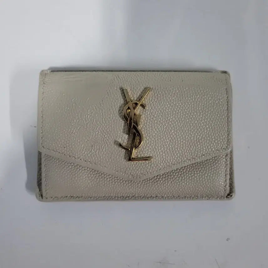 [BUNJANG] Saint Laurent YSL Ivory Card Holder Wallet / 입생로랑 카드지갑