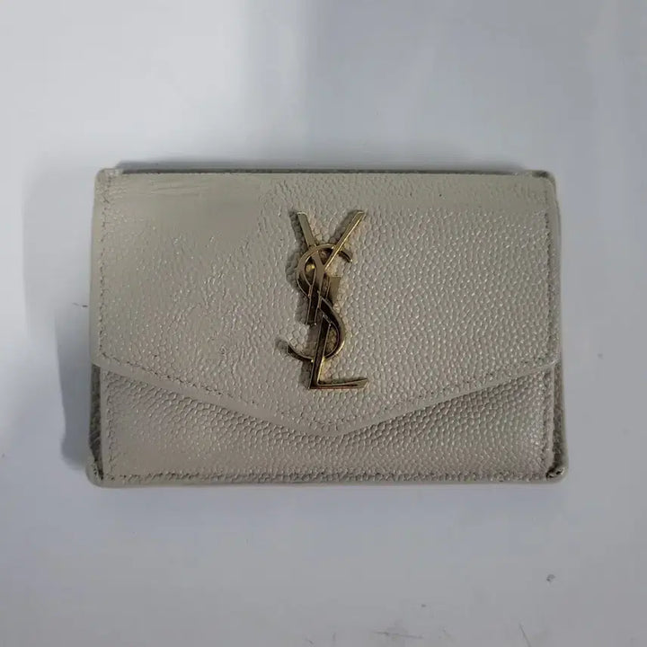 [BUNJANG] Saint Laurent YSL Ivory Card Holder Wallet / 입생로랑 카드지갑
