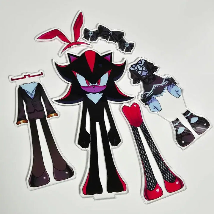 [BUNJANG] Shadow the Hedgehog Acrylic Stand / 소닉 더 헤지혹 섀도우 아크릴 스탠드 비공굿 양도