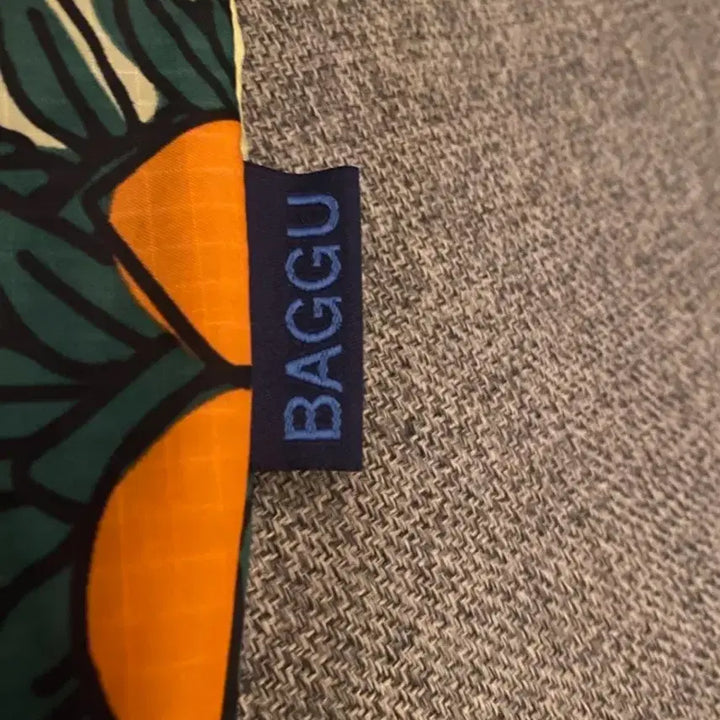 [BUNJANG] BAGGU Orange Pattern Eco Bag / BAGGU 에코백