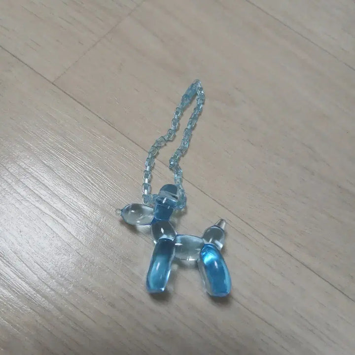 [BUNJANG] Blue Puppy Balloon Keychain Gacha Figure / 강아지풍선 파란색 블루 동물 장난감 키링 가챠 피규어