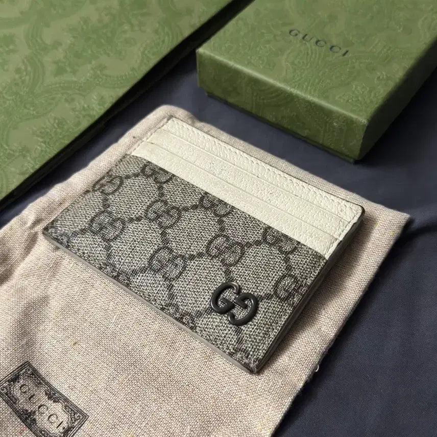 [BUNJANG] Gucci Multicolor Bi-color Card Holder / [정품]무료 당일발송 풀구성 구찌 바이컬러 카드지갑