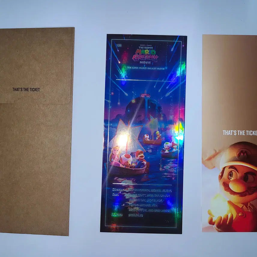 [BUNJANG] CGV Super Mario Bros. Movie TTT Special Ticket / CGV TTT - 슈퍼 마리오 갤럭시