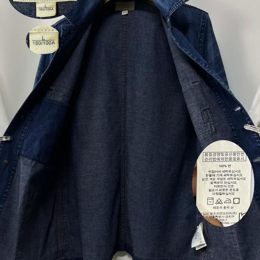 [BUNJANG] Polo Ralph Lauren Indigo Washed Denim Chore Jacket / 폴로 랄프로렌 인디고 워시드 데님 초어자켓