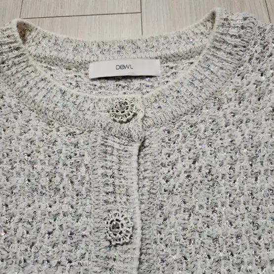 [BUNJANG] DEWL Tweed Cardigan / DEWL 듀엘 트위드 간절기 가디건