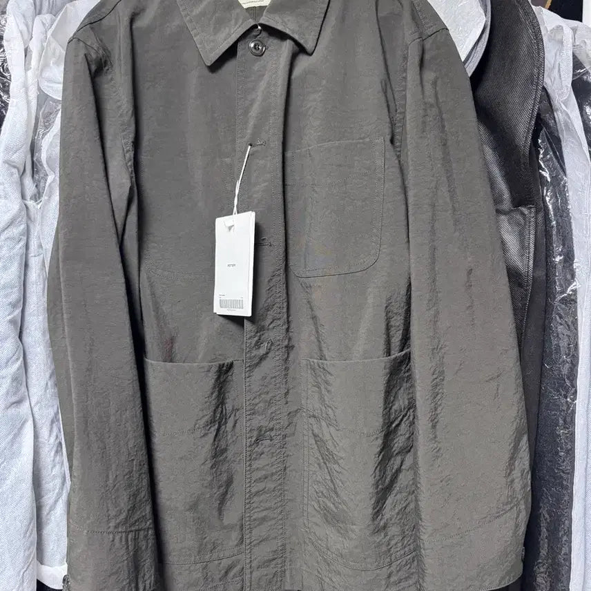 [BUNJANG] POSTERIOR Nylon Work Jacket Khaki Size 1 / 포터리 나일론 워크자켓 카키 1사이즈 새상품