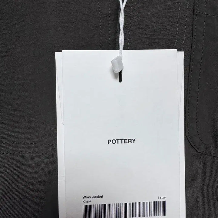[BUNJANG] POSTERIOR Nylon Work Jacket Khaki Size 1 / 포터리 나일론 워크자켓 카키 1사이즈 새상품