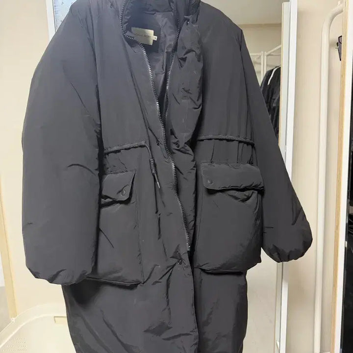 [BUNJANG] Thomasmore Monster String Padding Parka M / 토마스모어 몬스터 스트링 블랙 패딩 파카 m