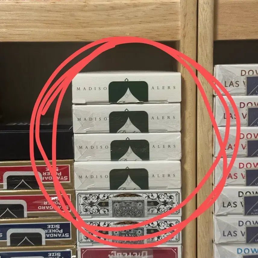 [BUNJANG] Madison Dealers Playing Cards Green / [플레잉카드] 메디슨딜러 그린
