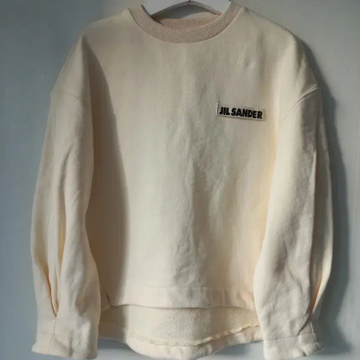 [BUNJANG] Jil Sander Ivory Sweatshirt T-Shirt / 질샌더 아이보리 맨투맨 티셔츠