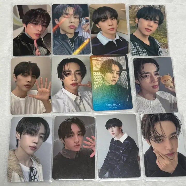 [BUNJANG] The Boyz Sunwoo Photocard Bundle Set (Including From Photocard) / 더보이즈 선우 포토카드 세트 일괄 프롬포카 포함