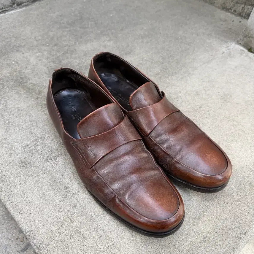 [BUNJANG] Louis Vuitton Vintage Leather Loafers / 2000s LOUIS VUITTON 빈티지 루이비통 레더 로퍼