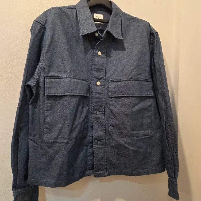 [BUNJANG] Zara Denim Shirt Jacket Blue / 자라 데님 셔츠 자켓 블루