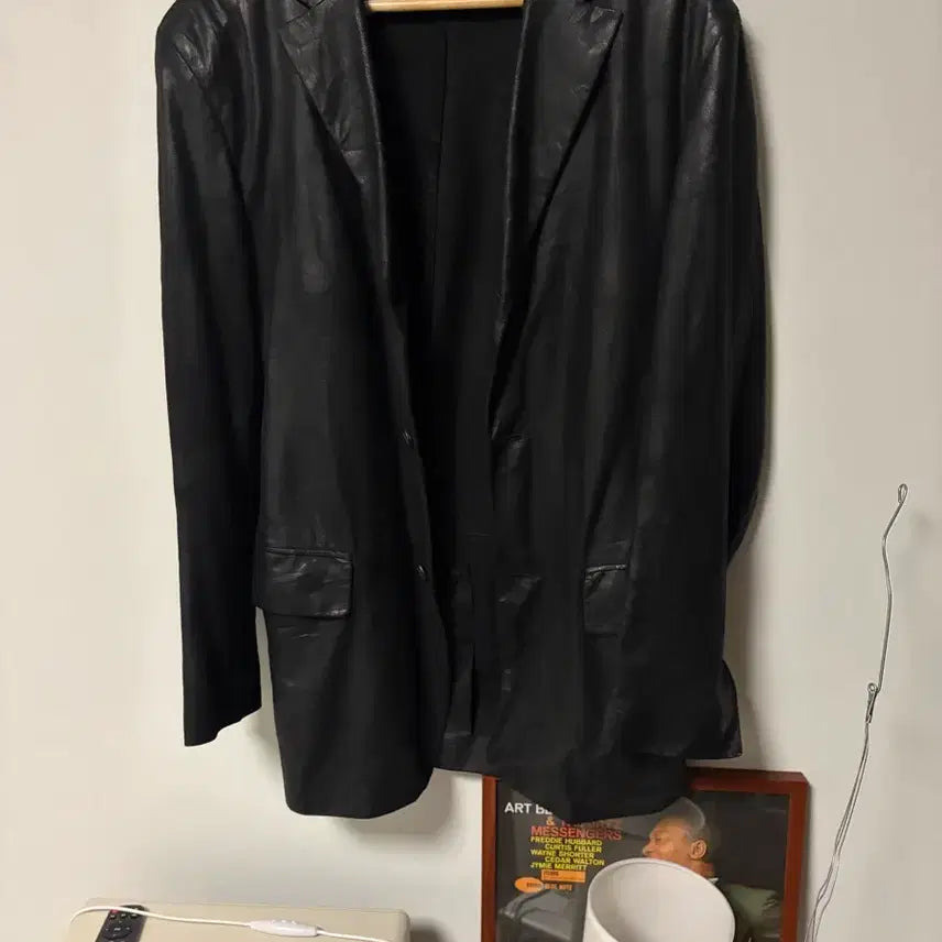 [BUNJANG] Serafin Vintage Leather Blazer / 프랑스 빈티지레더자켓(세라핀)