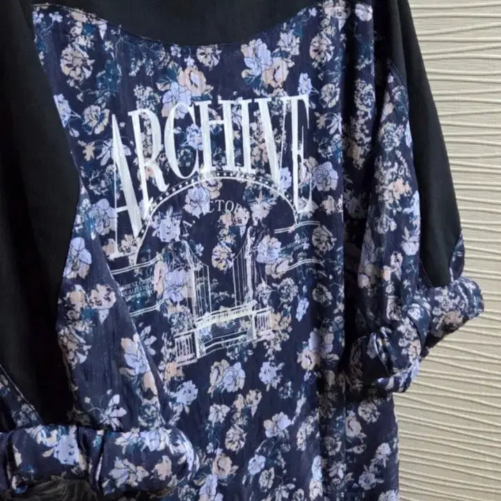 [BUNJANG] System Flower Pattern Asymmetric Hem Long Dress / 한섬 시스템 플라워 원피스