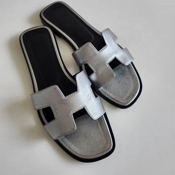 [BUNJANG] Hermès Oran Sandals Silver / 에르메스 오란 샌들 실버