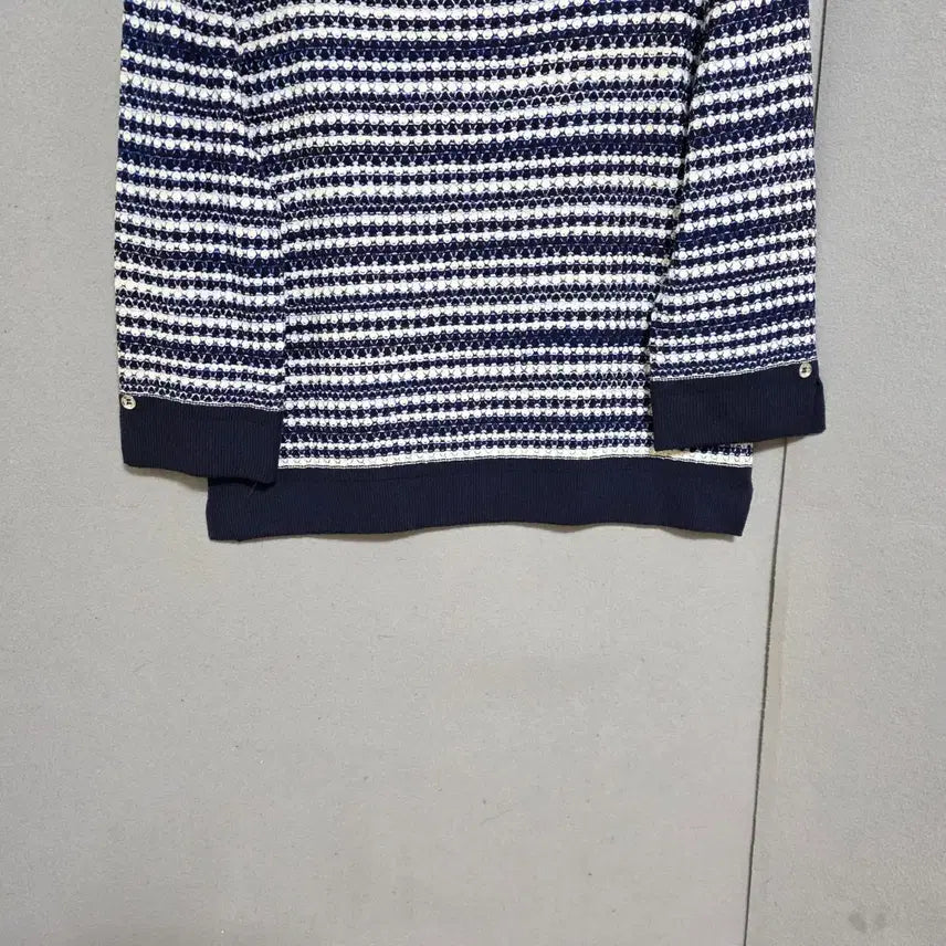 [BUNJANG] Senjone 8-Sleeve Knit Top - Navy Mix, Size M / s하루특가s65 센죤 8부소매 니트 M n4007