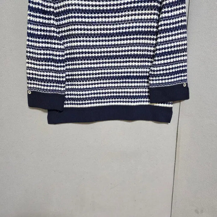 [BUNJANG] Senjone 8-Sleeve Knit Top - Navy Mix, Size M / s하루특가s65 센죤 8부소매 니트 M n4007
