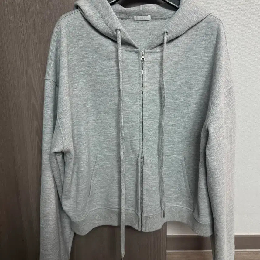 [BUNJANG] Ecrus Siena Hoodie Zip-up Melange Grey / 에크리스 시에나 후드집업 멜란지그레이